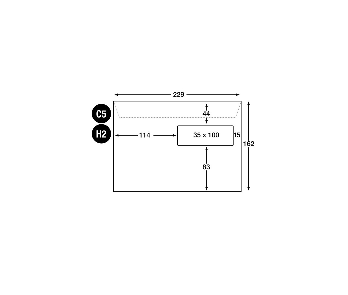 Envelope C5 H2 Envelope C5 H2
