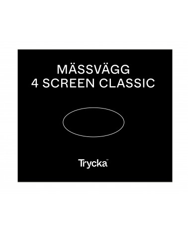 Mässvägg 4 Screen Classic